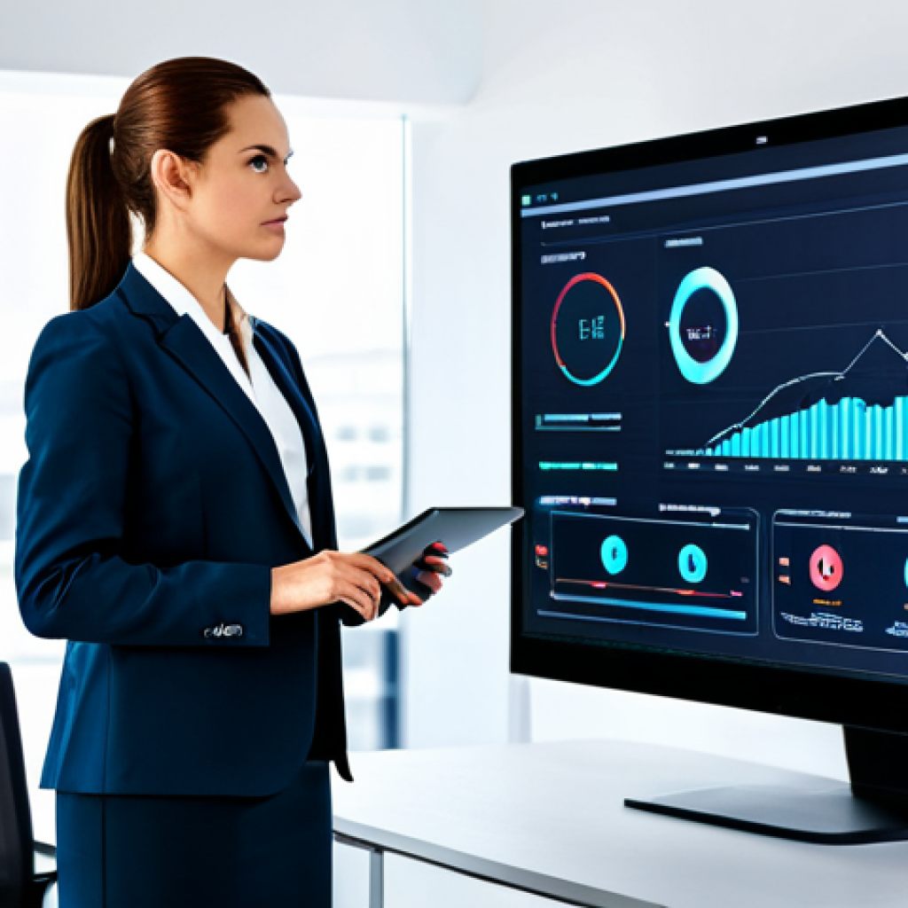 경쟁 분석 프레임워크와 기술 혁신의 연계성 - AI-Powered Competitive Intelligence Dashboard**

"A modern, brightly lit office. A businesswoman in ...